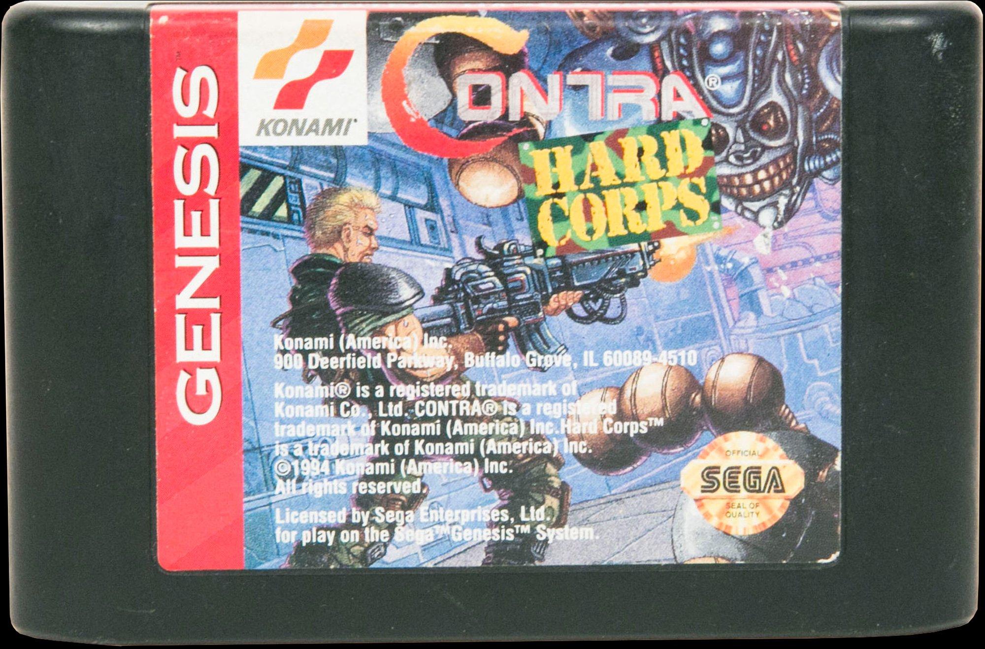 Contra hard corps sega коды