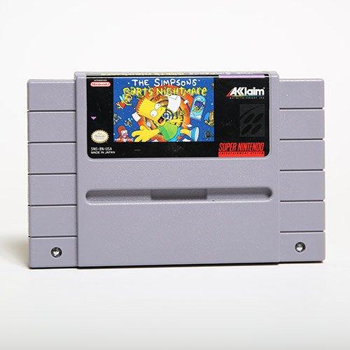 the simpsons bart's nightmare snes