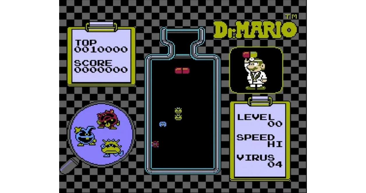 Tetris and Dr. Mario - Super Nintendo (SNES)