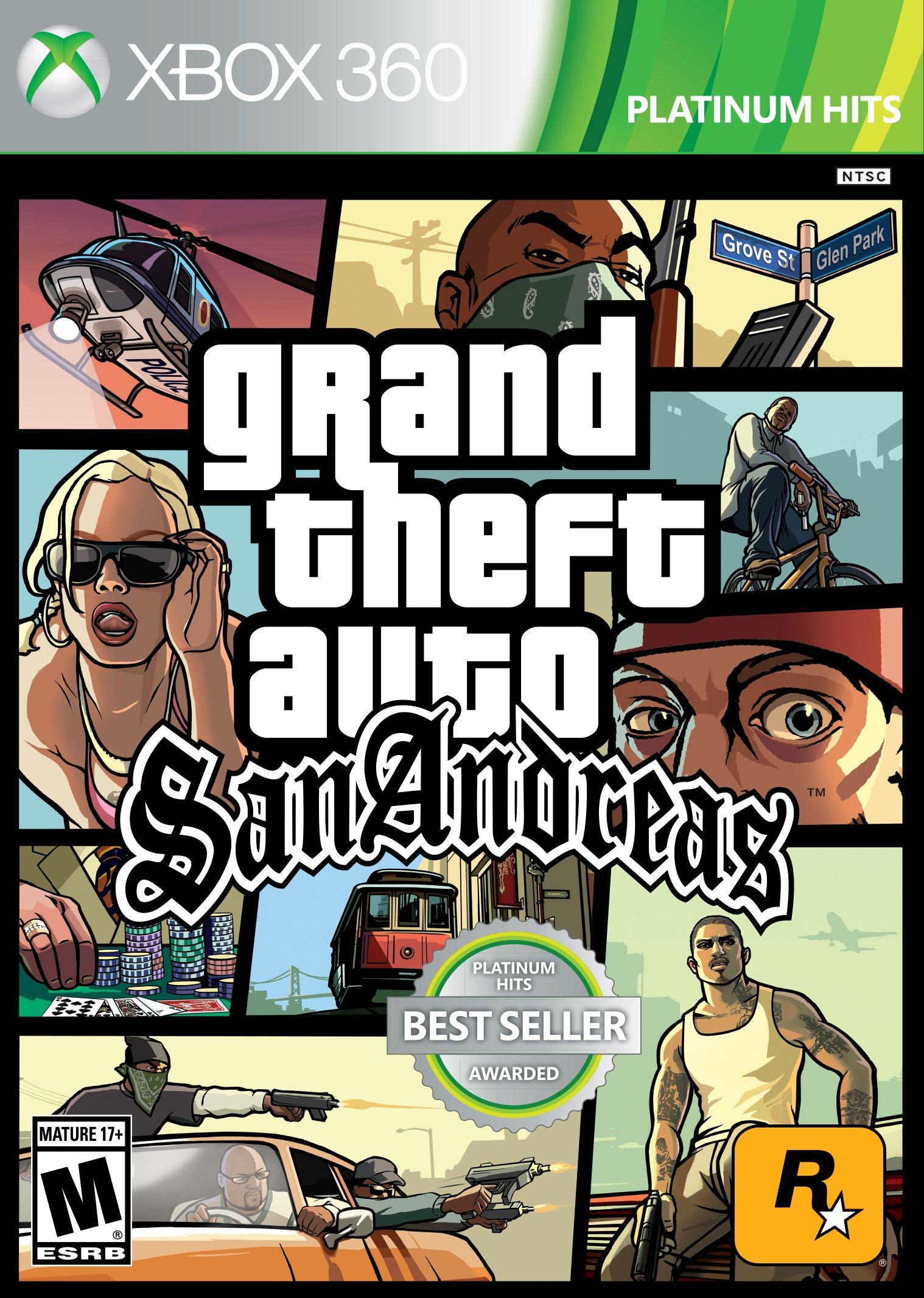 list item 1 of 7 Grand Theft Auto: San Andreas - Xbox 360