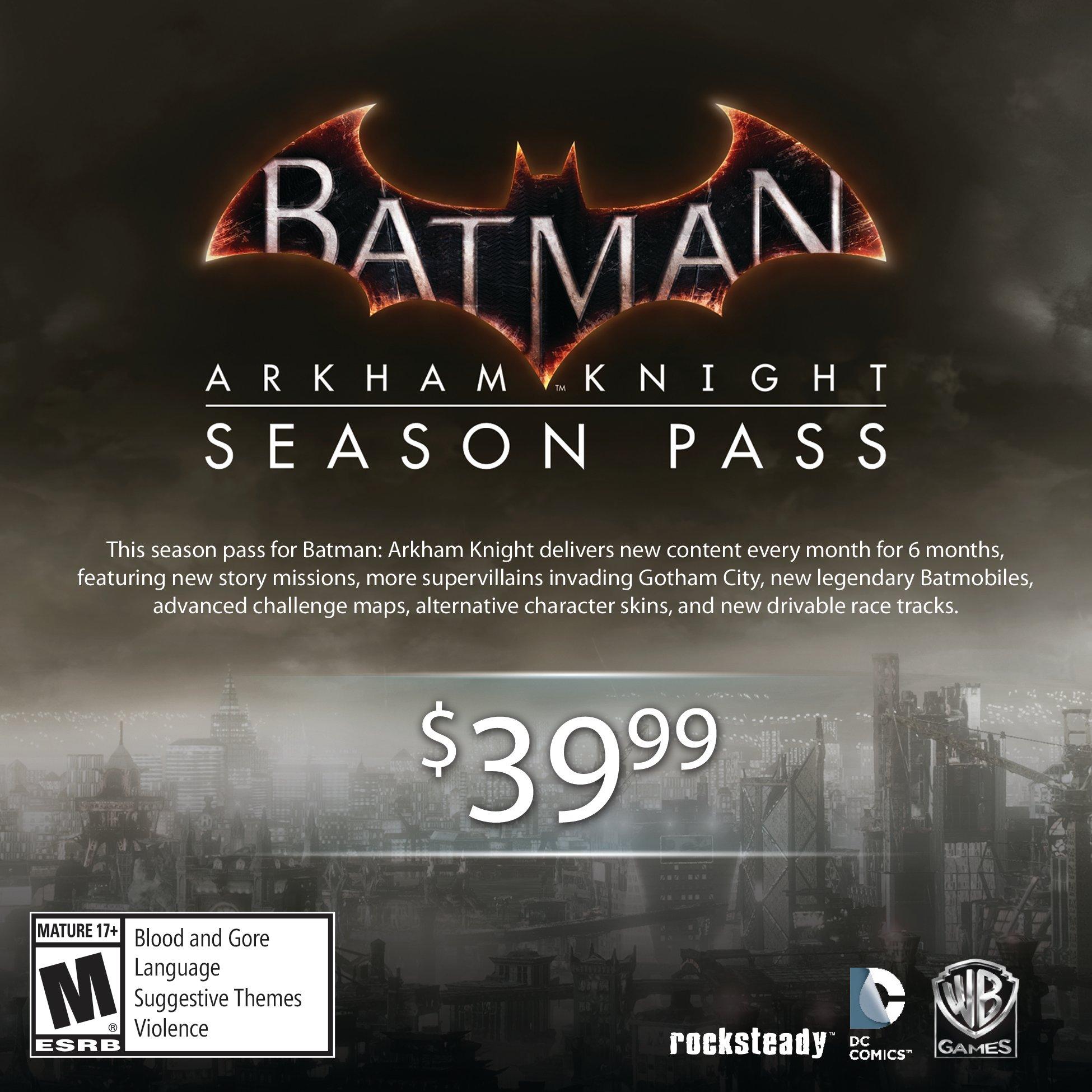 Batman Arkham Knight Season Pass  PC  GameStop