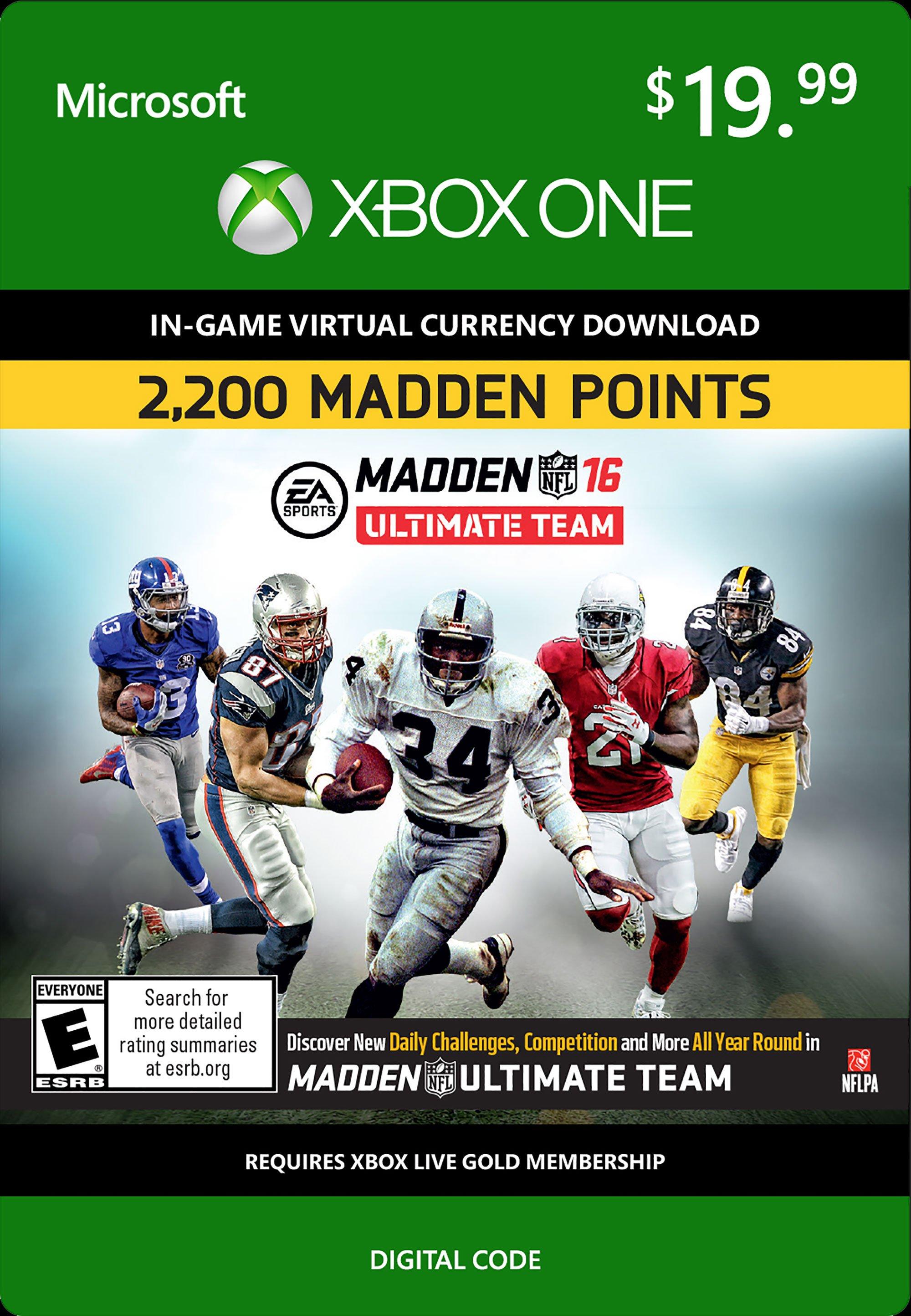 Madden NFL 20: 2200 Madden Ultimate Team Points