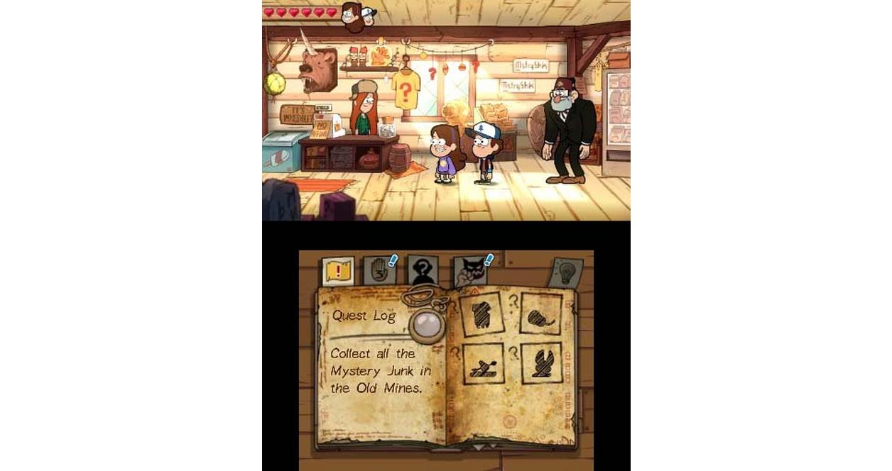 Gravity Falls - Nintendo 3DS