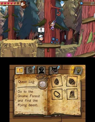 gravity falls ds game