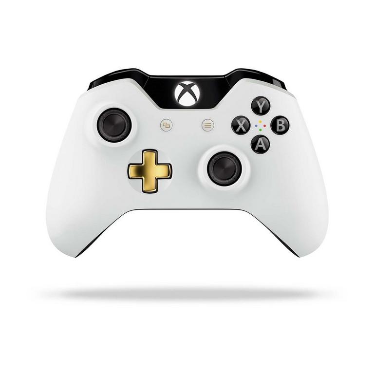 Microsoft Xbox One Wireless Controller Lunar White GameStop Exclusive