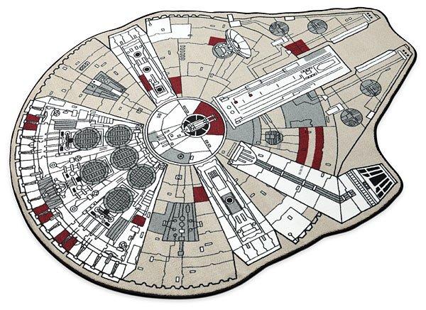 millennium falcon rug