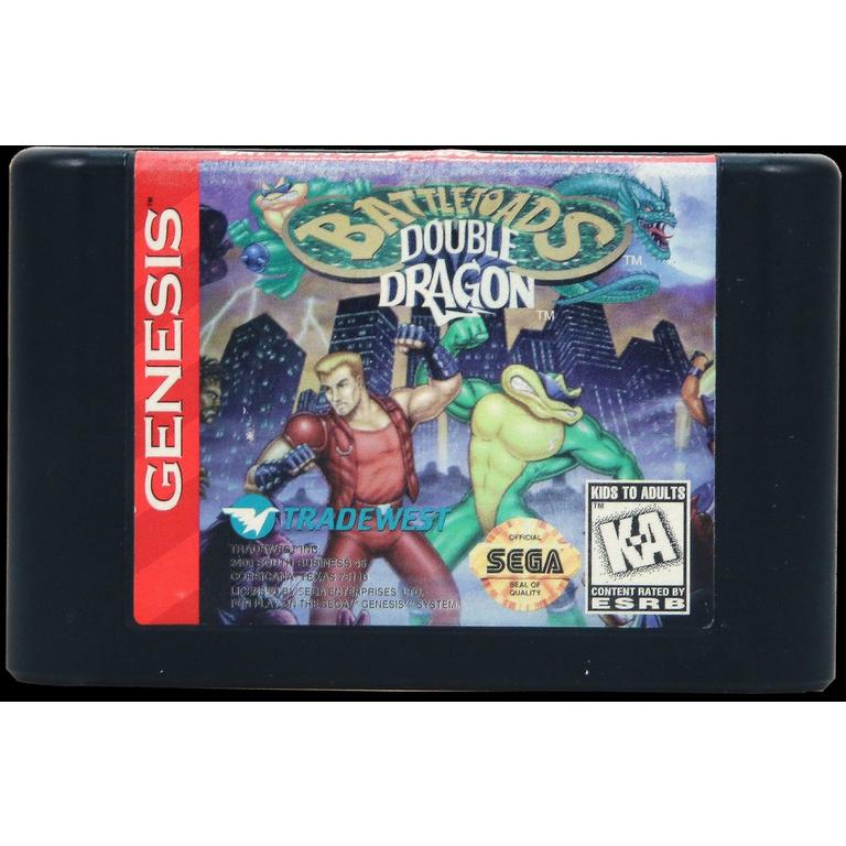 Battletoads and Double Dragon - Sega Genesis | Tradewest