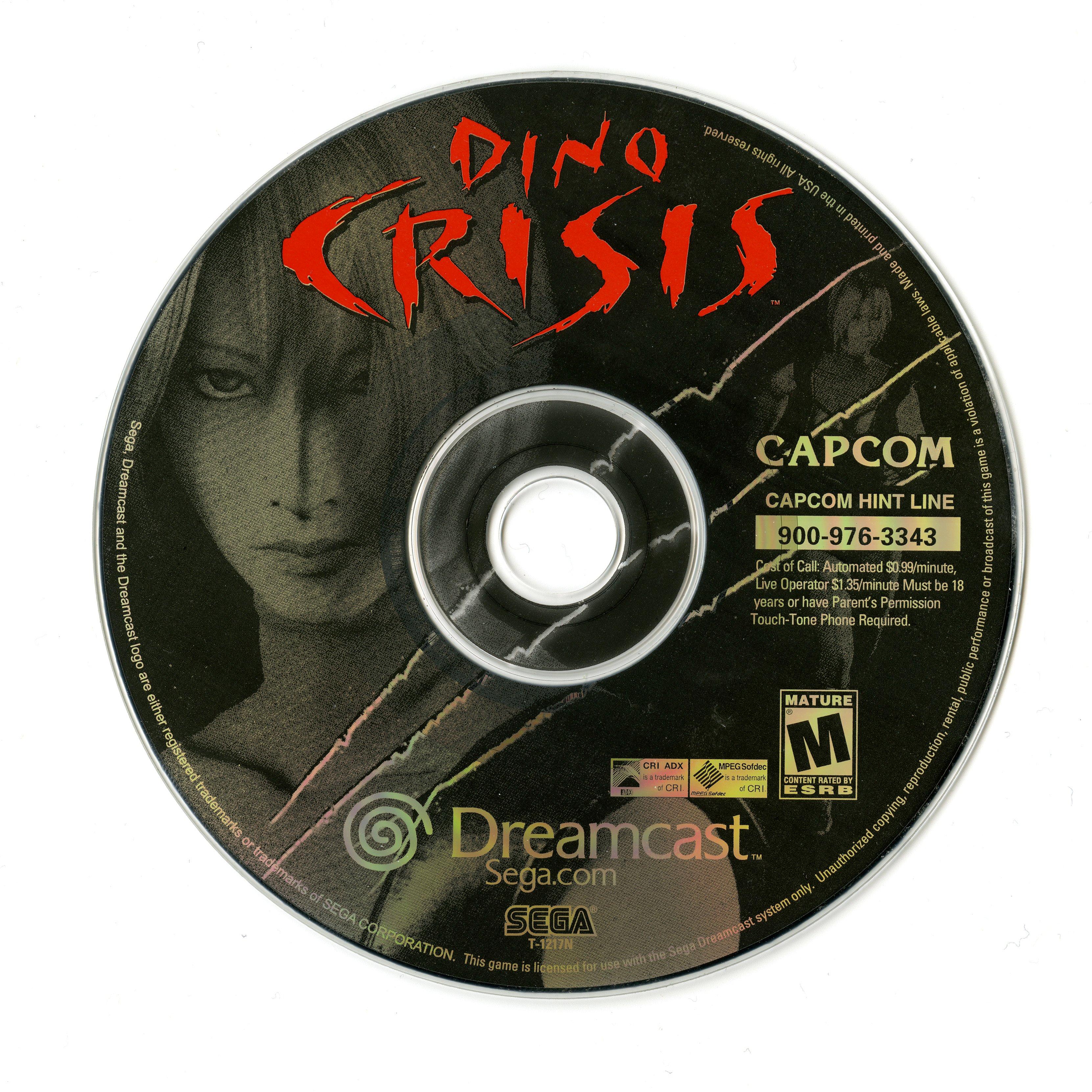 Dino Crisis Sega Dreamcast Gamestop