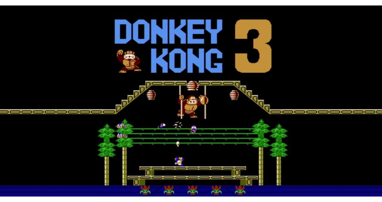 Donkey Kong 3 - Nintendo (NES)