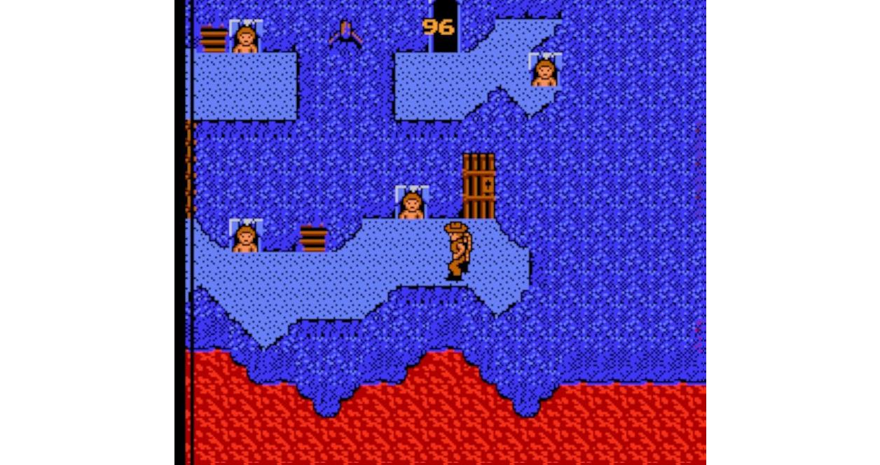 Indiana Jones Temple of Doom - Nintendo (NES)