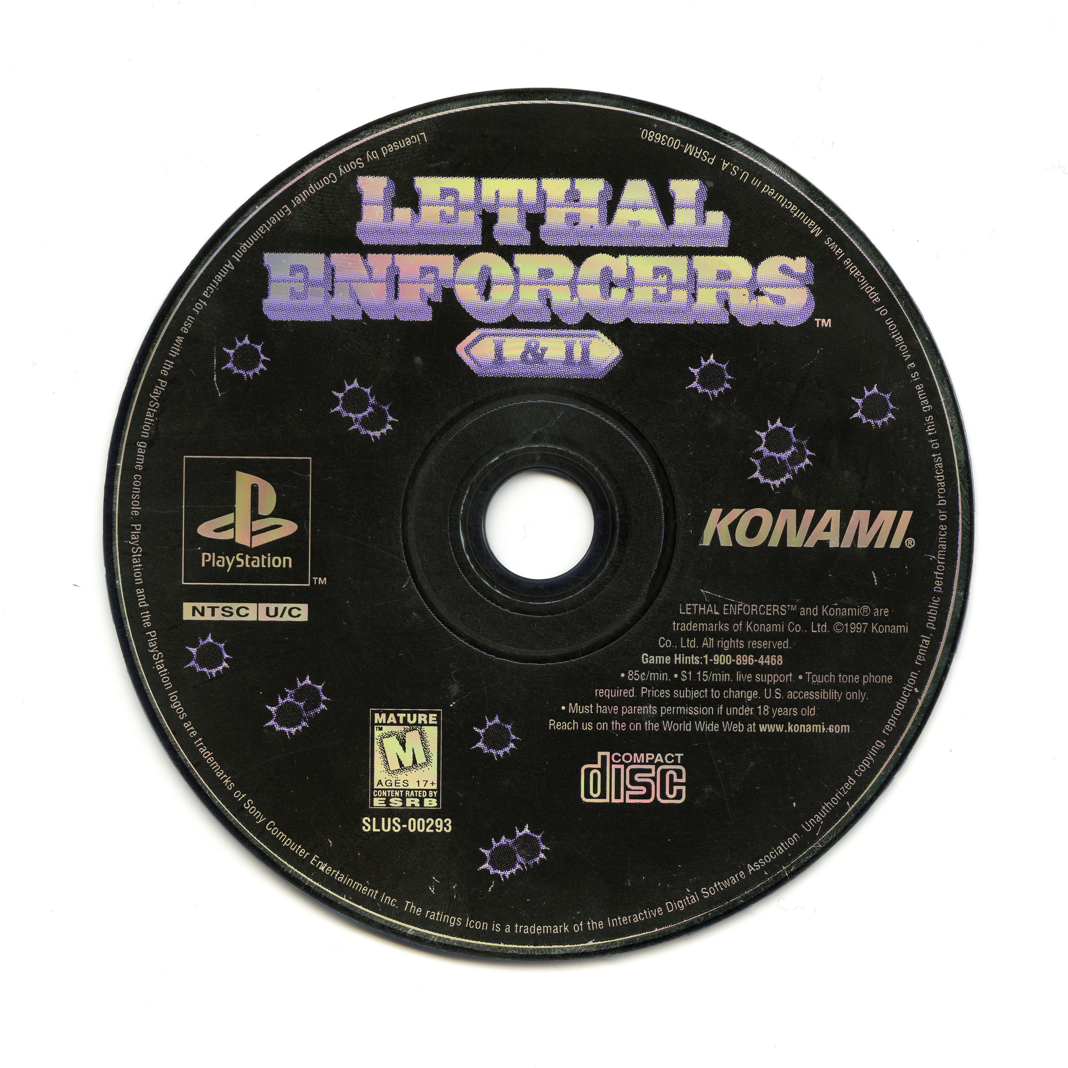 Lethal Enforcers I II CCD [SLUS-00293] ROM, PSX Game