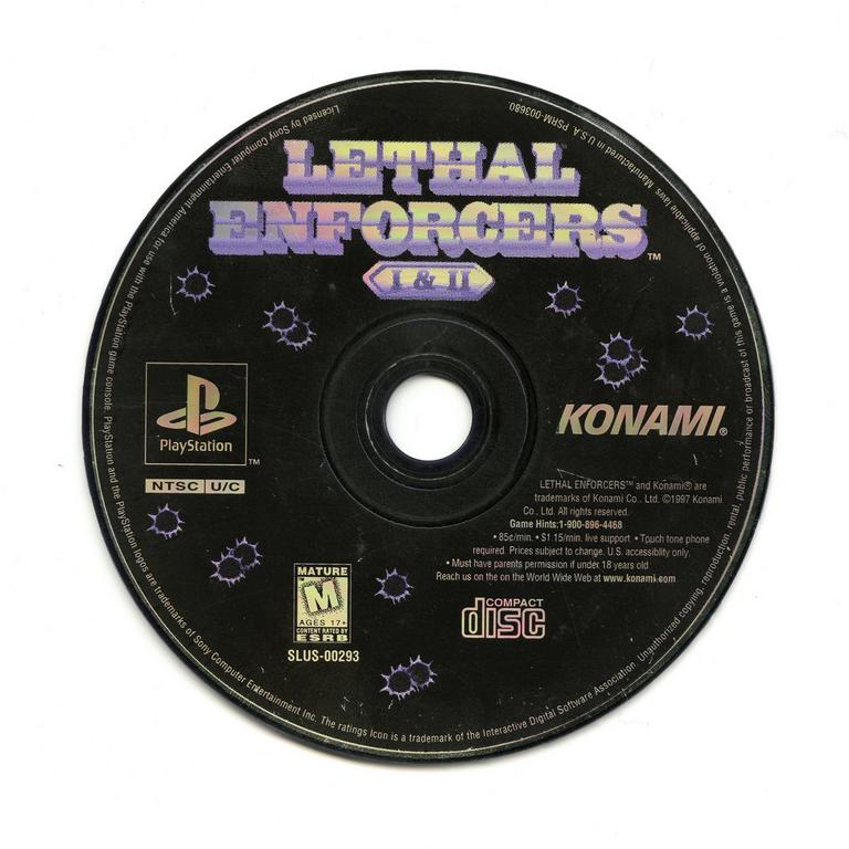 Lethal Enforcers I and II - PlayStation 1