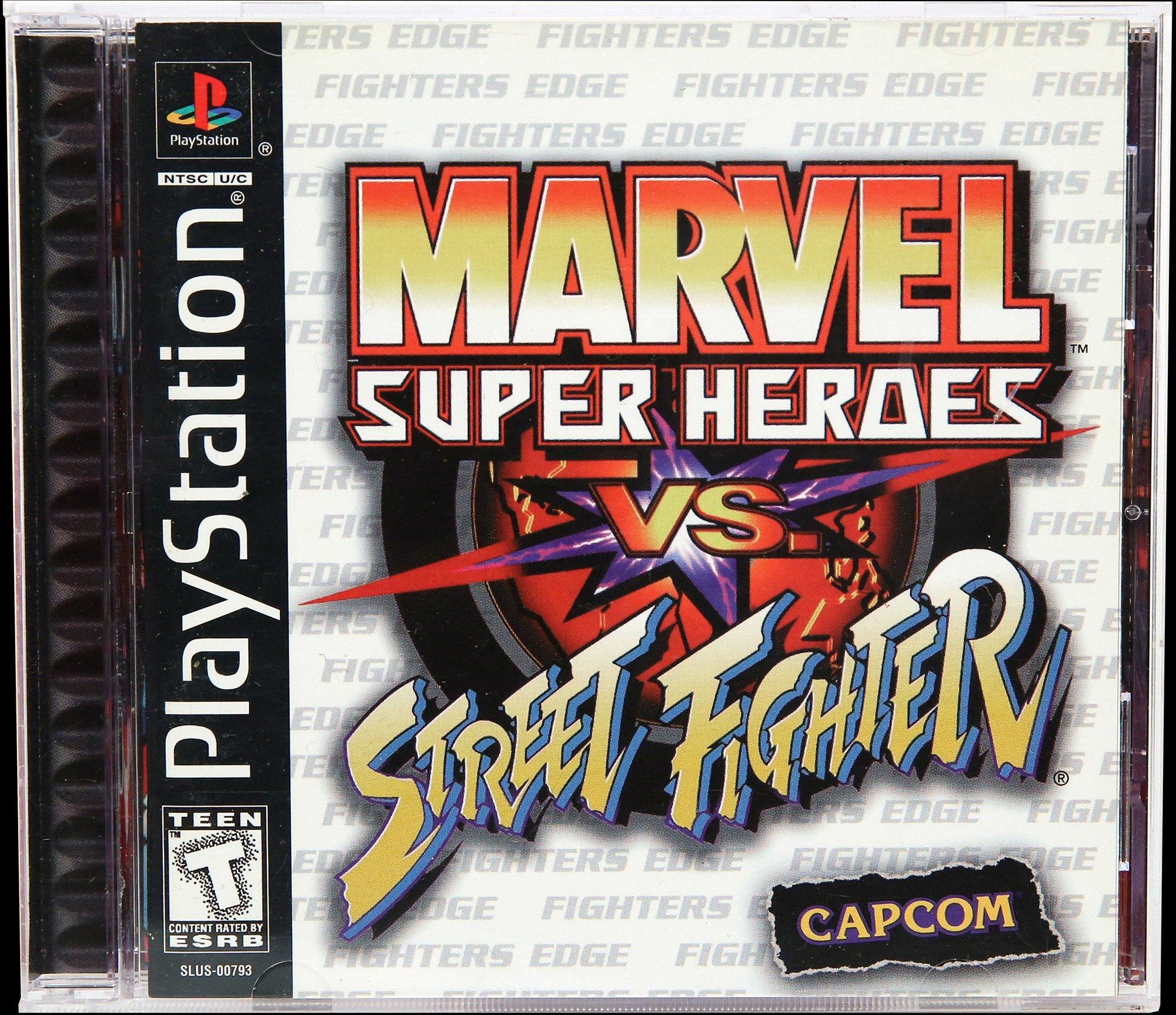 Marvel Super Heroes vs. Street Fighter - HD PS1 Gameplay - DuckStation 