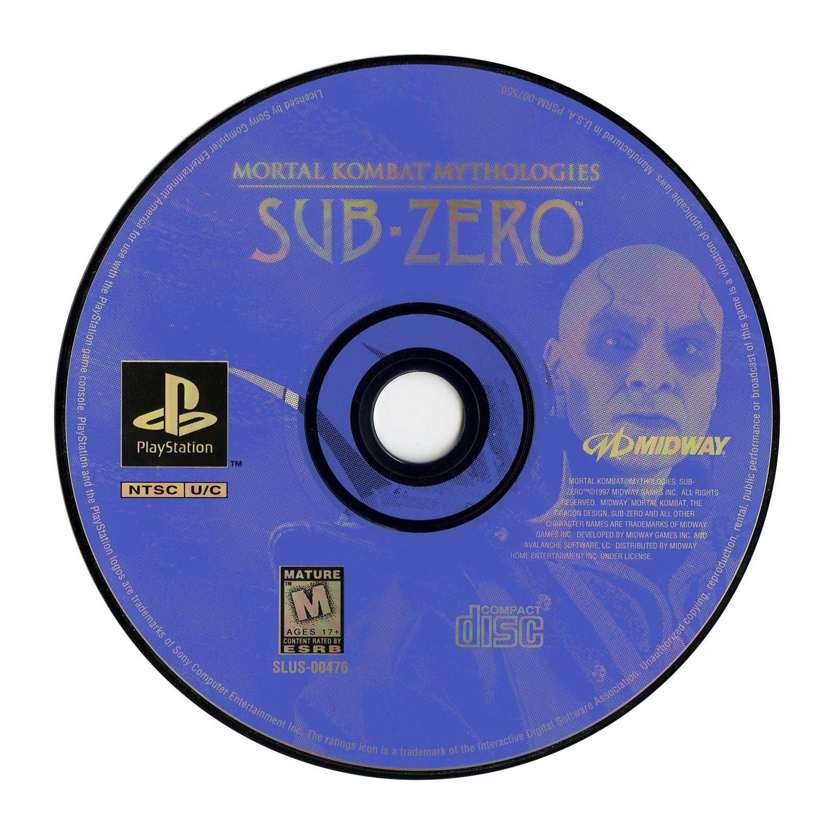 Mortal Kombat Mythologies Sub Zero   PlayStation?$pdp$