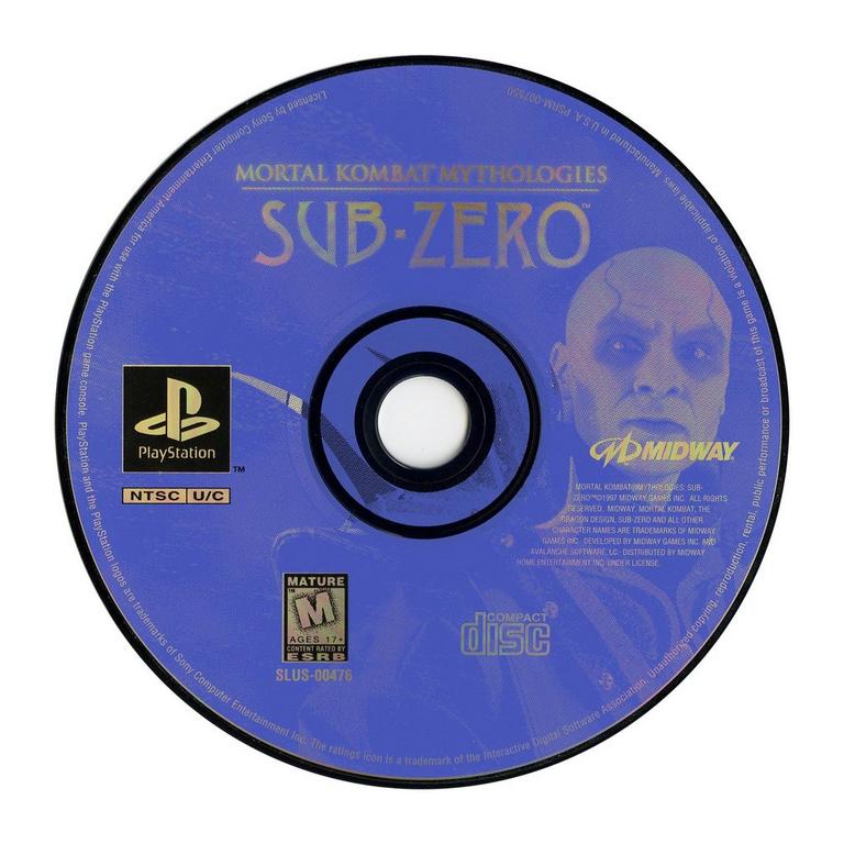 北米版PS　MORTAL KOMBAT MYTHOLOGIES SUBZERO Amazon.com: Mortal Kombat Mythologies: Sub-Zero : Video Games