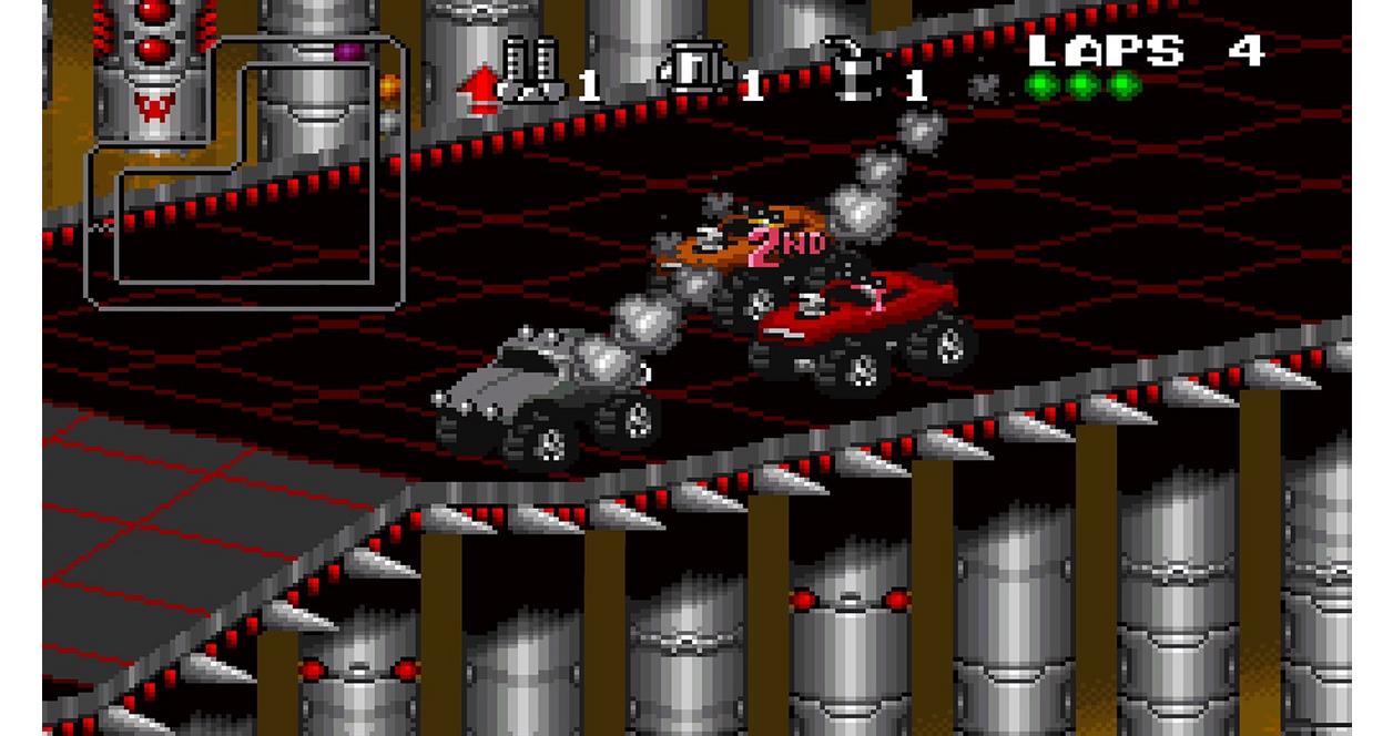Rock N' Roll Racing - Super Nintendo (SNES)