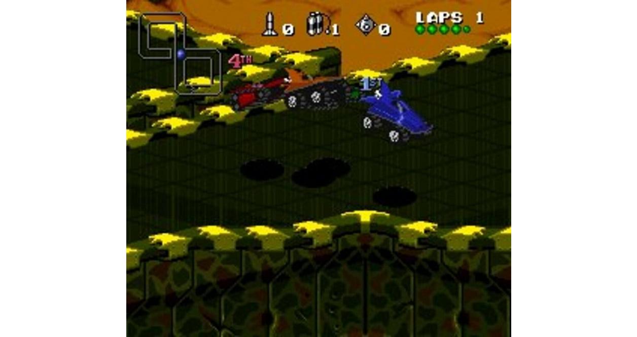 Rock N' Roll Racing - Super Nintendo (SNES)