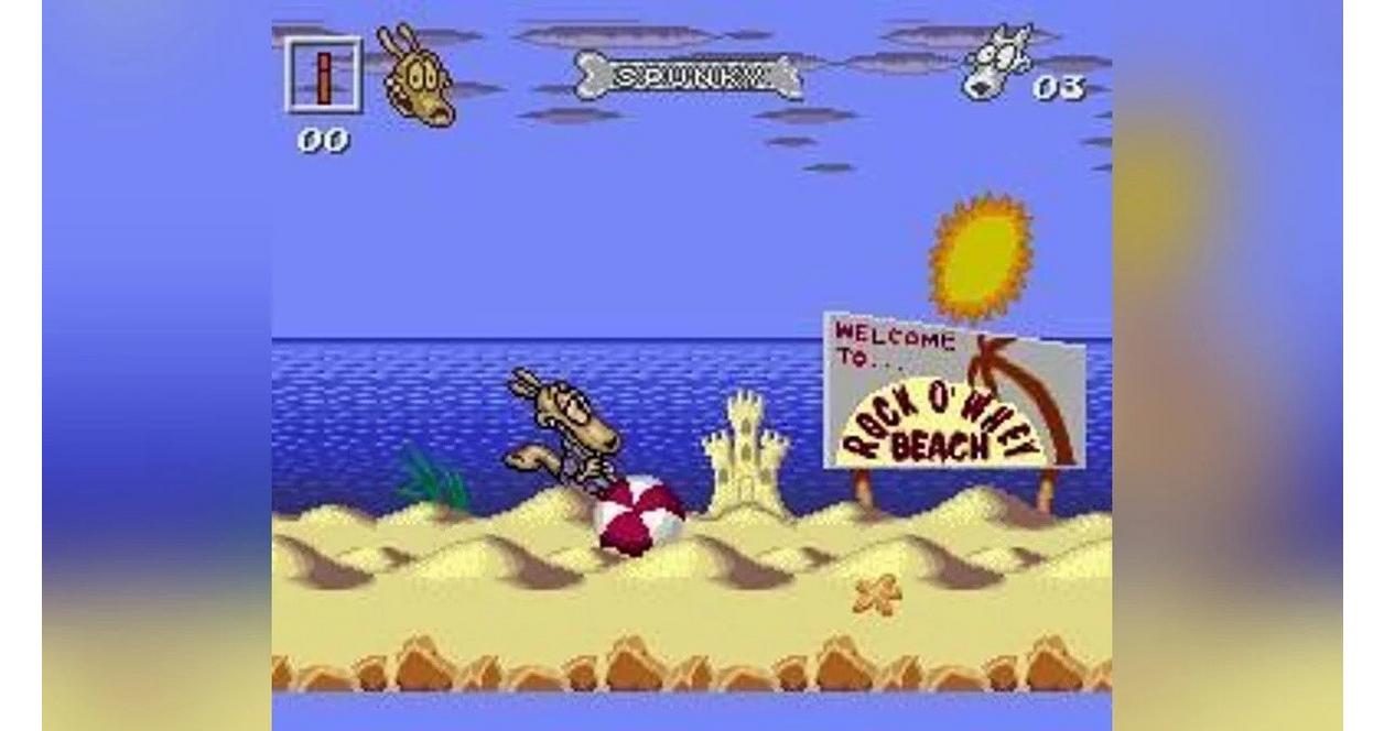 Rocko's Modern Life: Spunky's Dangerous Day - Super Nintendo (SNES)