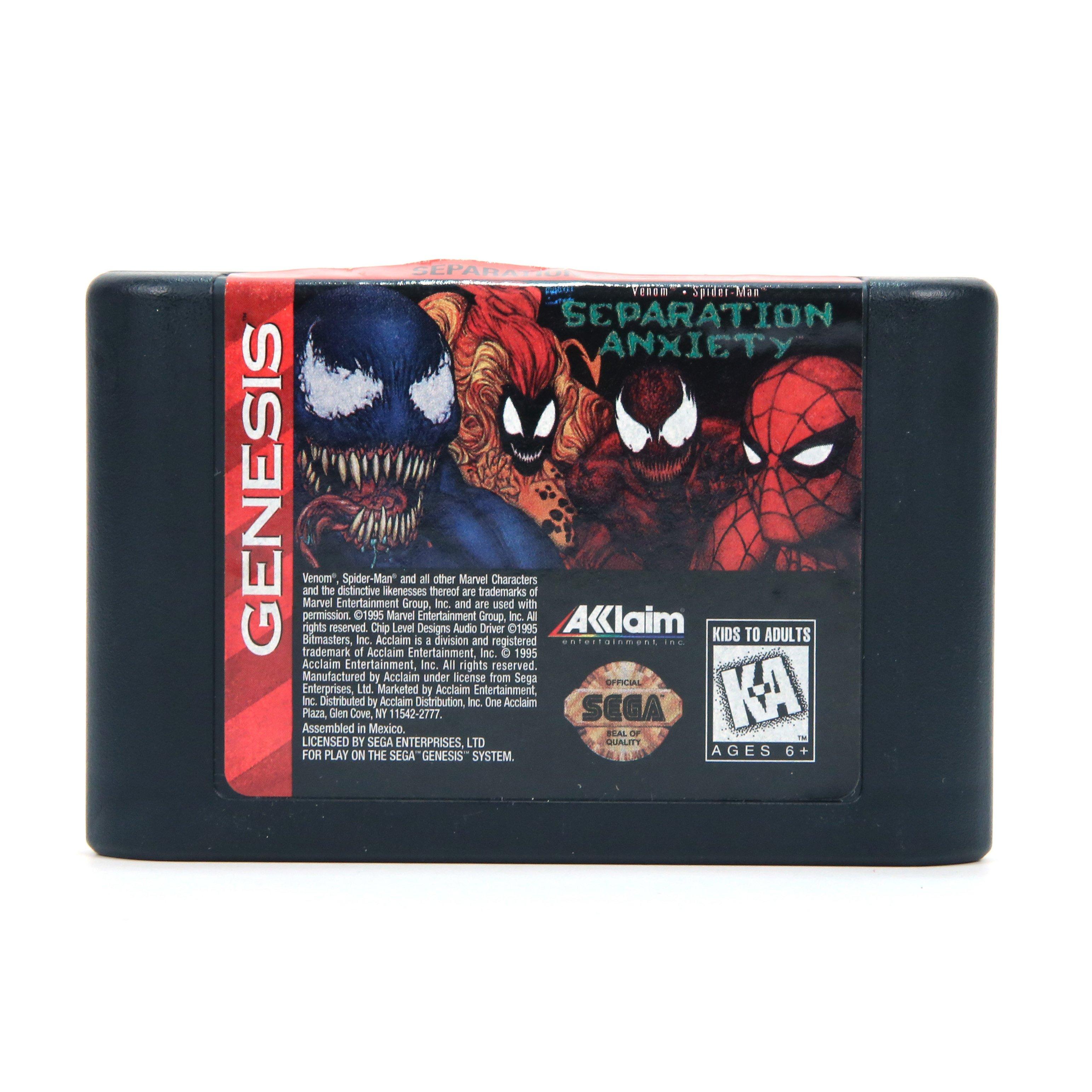 Acclaim Entertainment Spider-Man and Venom: Separation Anxiety - Sega  Genesis | The Market Place