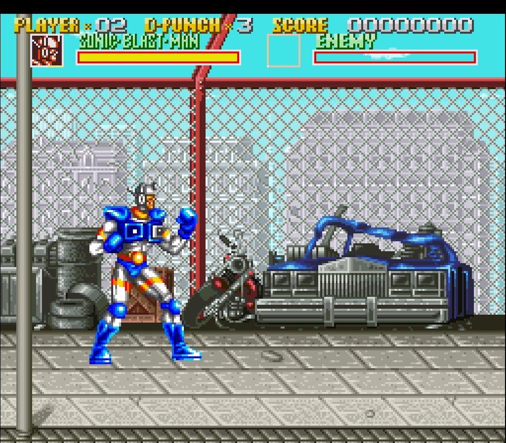 Sonic Blast Man - Super Nintendo