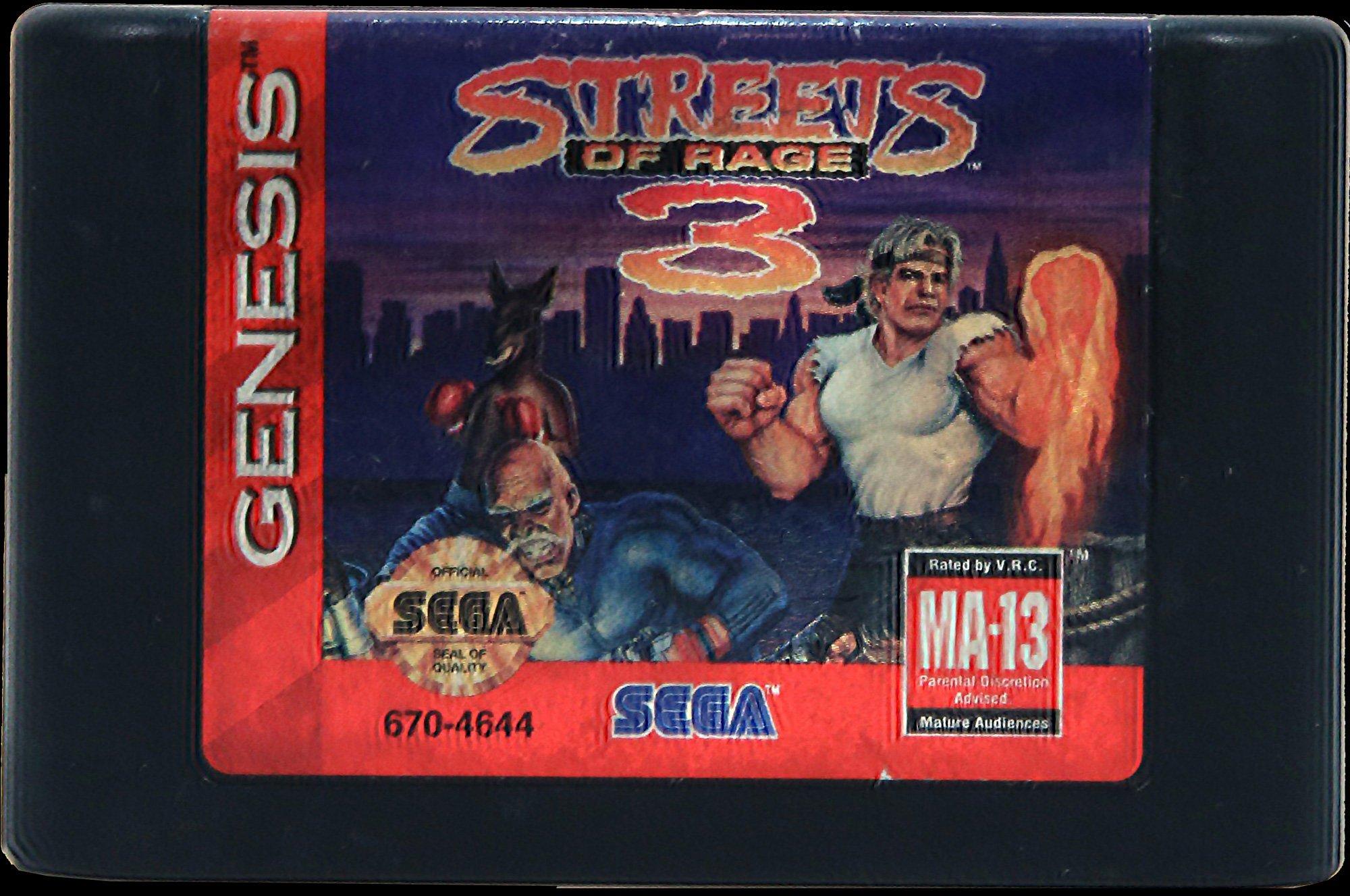 Streets of rage 3 cheats