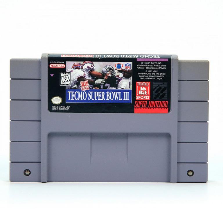 Tecmo Super Bowl III: Final Edition - Super Nintendo (SNES)