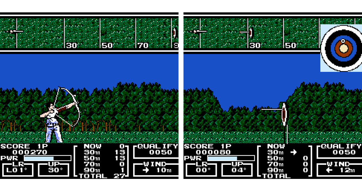 Track and Field II - Nintendo (NES)