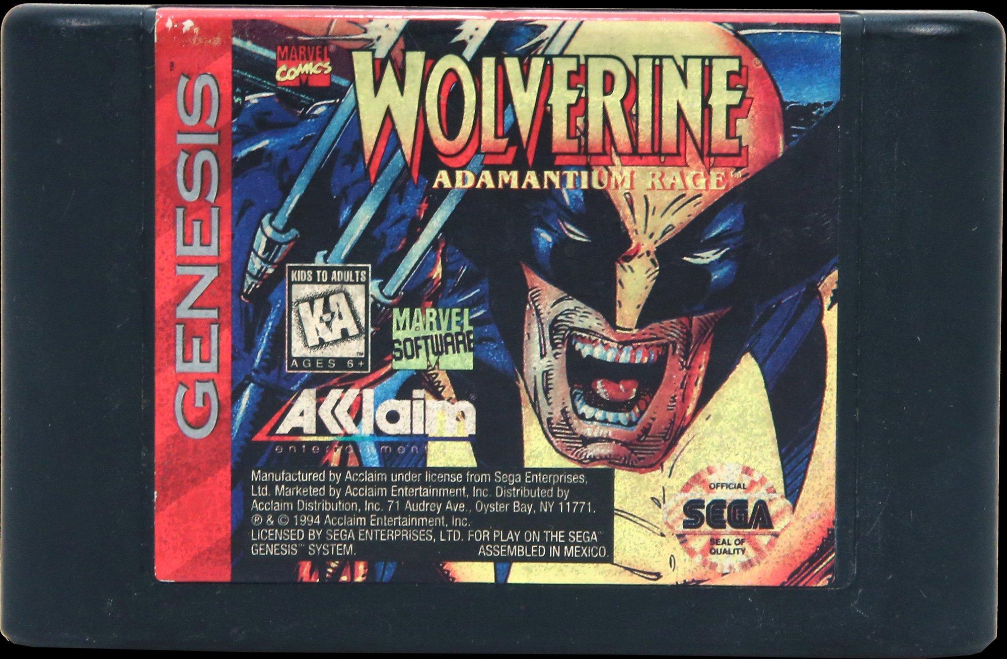 Wolverine: Adamantium Rage - Sega Genesis | Sega Genesis | GameStop
