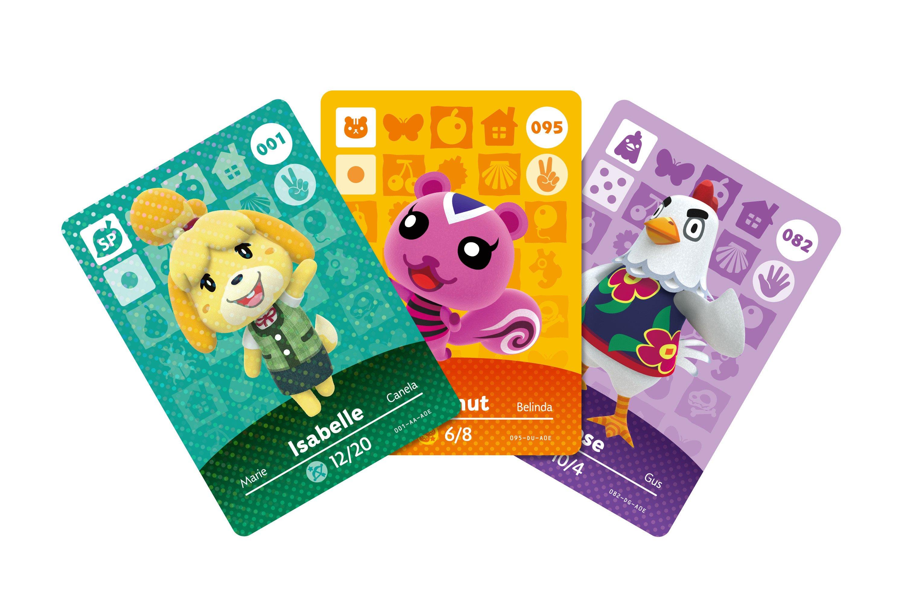 gamestop amiibo cards animal crossing