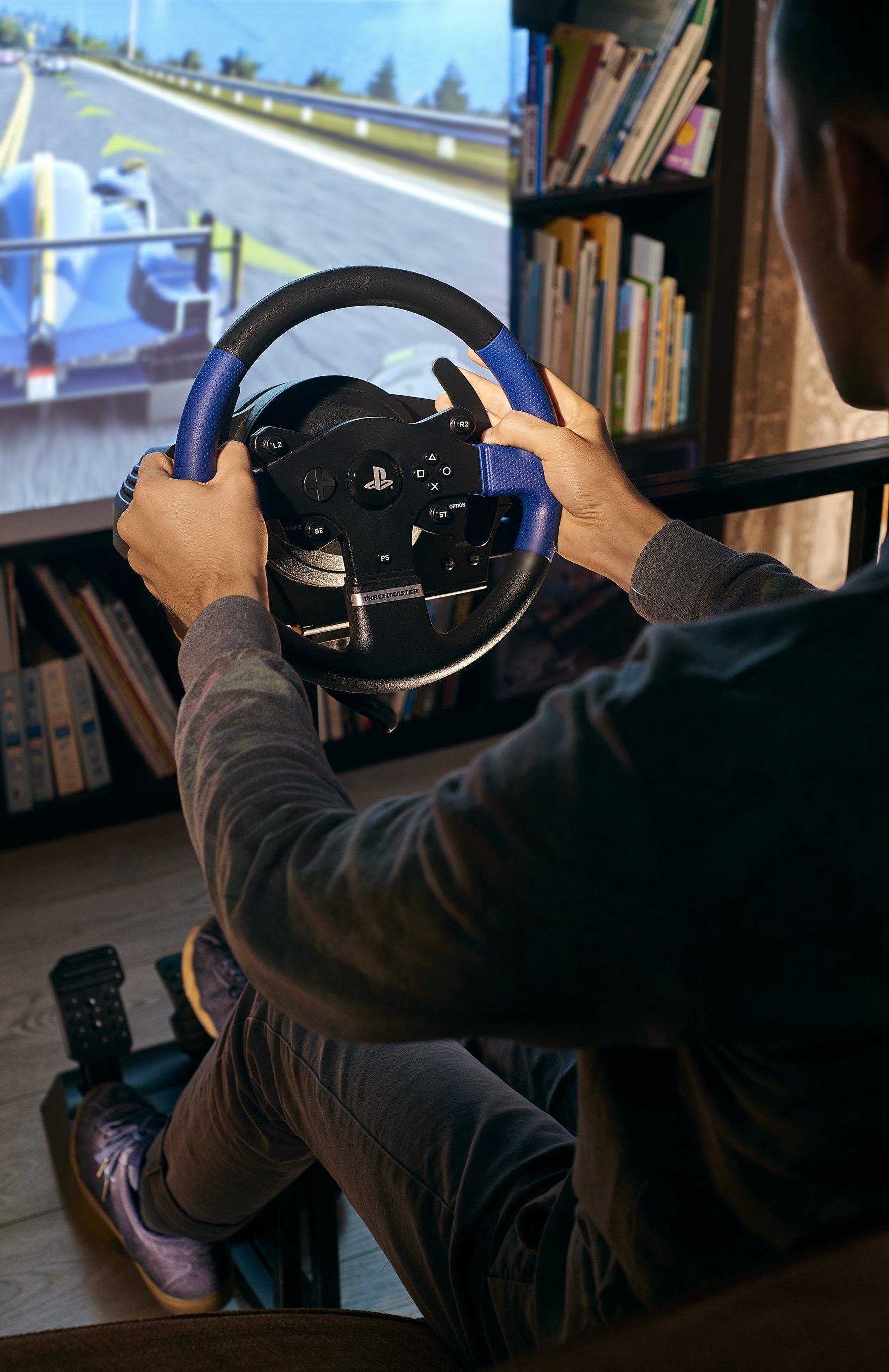 Thrustmaster T150 Force Feedback Lenkrad und Pedale für PC, PS3 und PS4