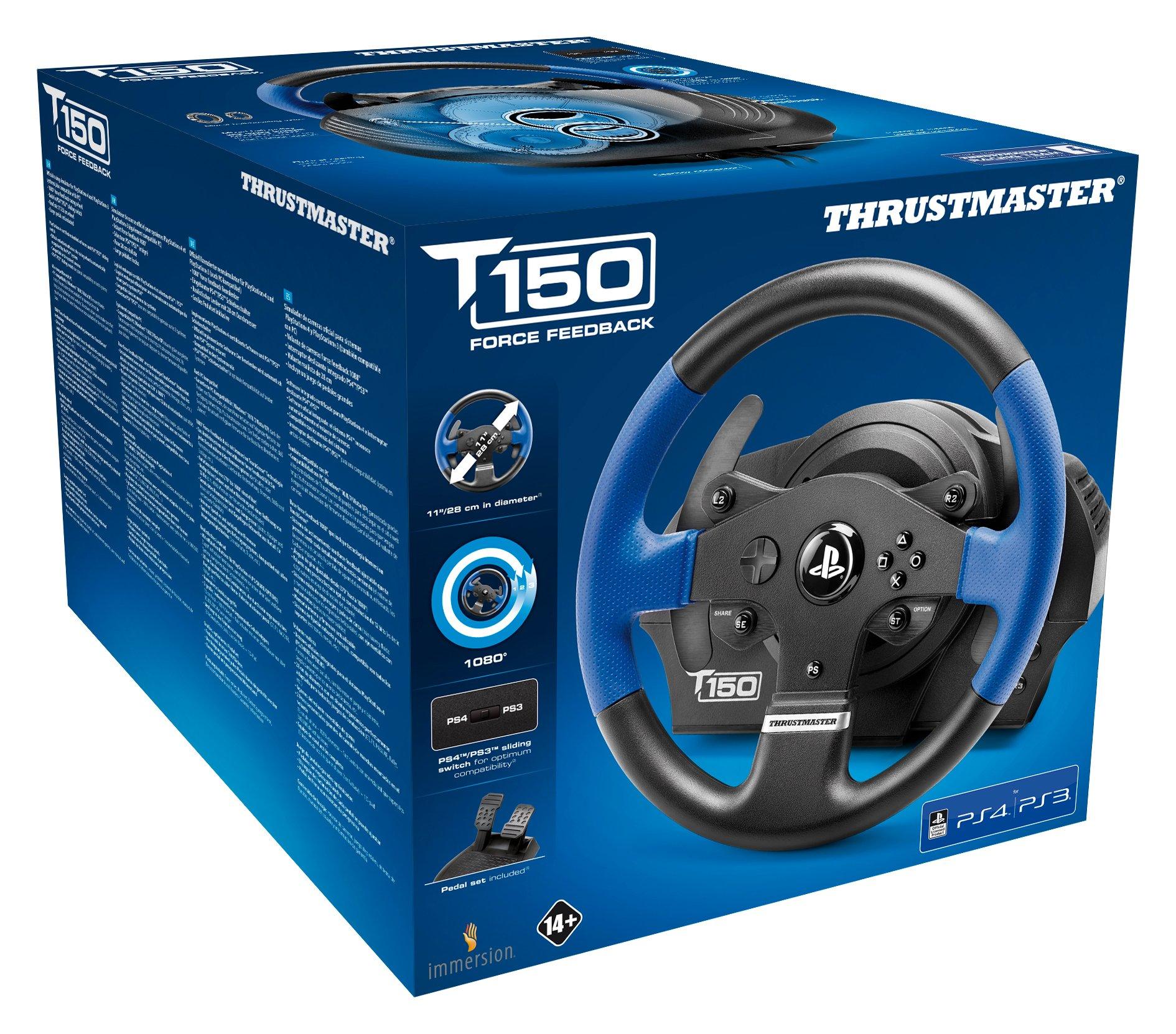  Thrustmaster T150 RS Racing Wheel Racing Wheel and Pedals (PS5,  PS4, PC) : Video Games
