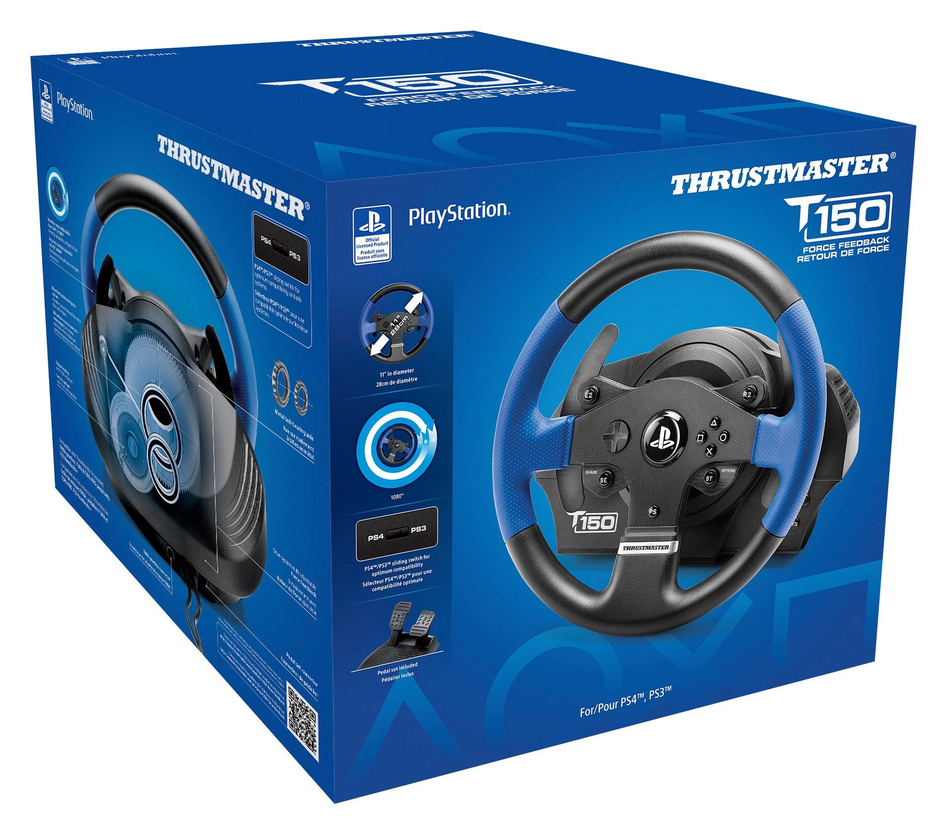 Thrustmaster PlayStation and PC PlayStation Racing for 4, Wheel 5, | RS T150 GameStop