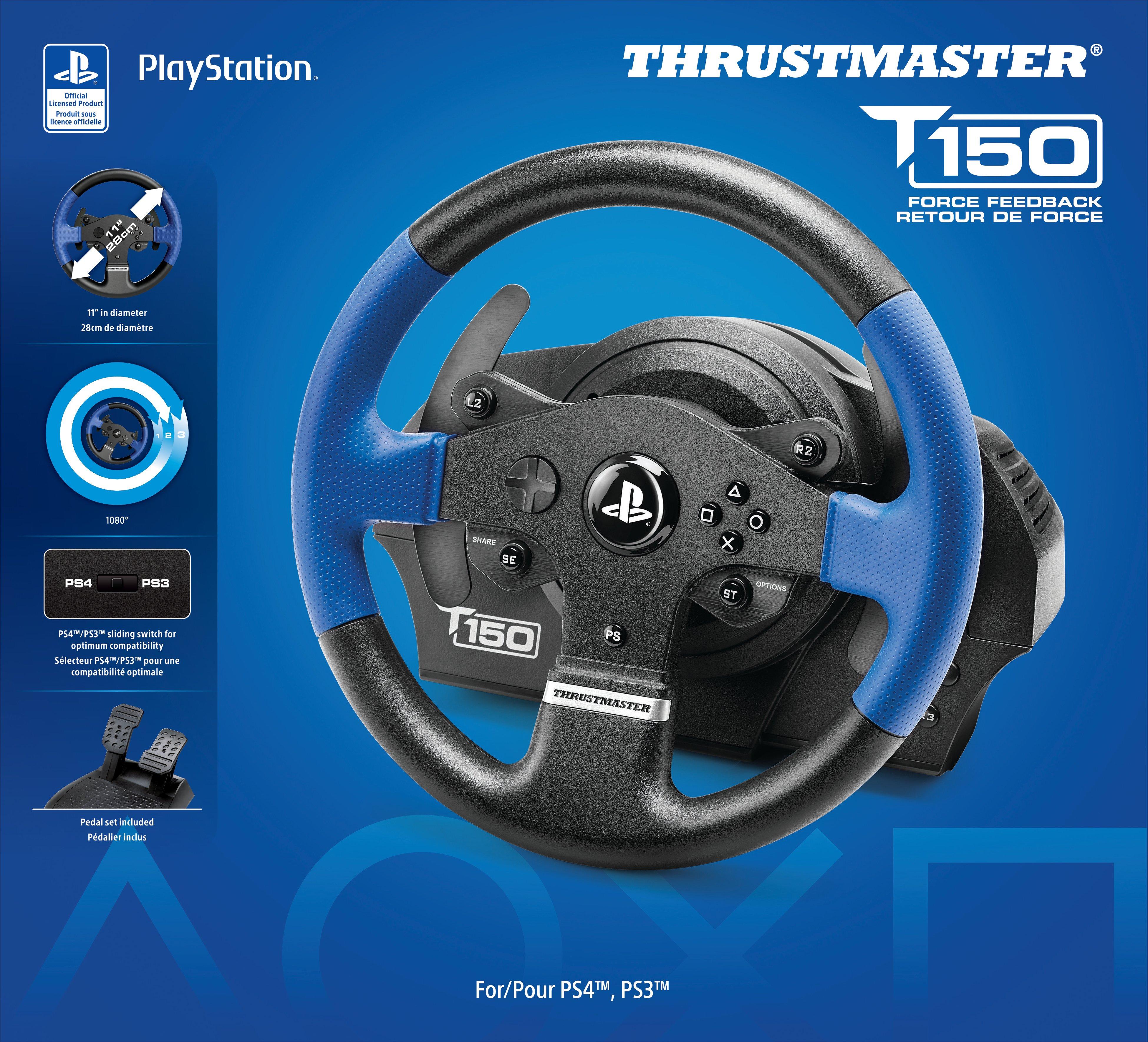 Thrustmaster T300 RS GT Racing Wheel Pedals Adjustable PlayStation 4 PS3 PC