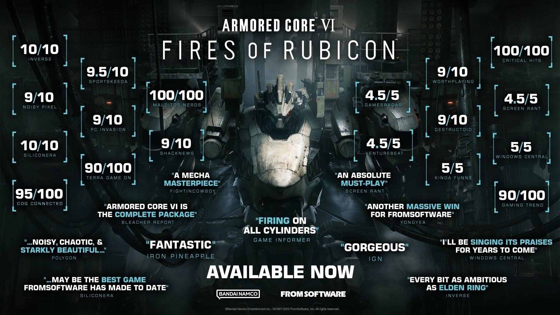 BANDAI NAMCO Entertainment Armored Core VI: Fires of Rubicon (PS4)