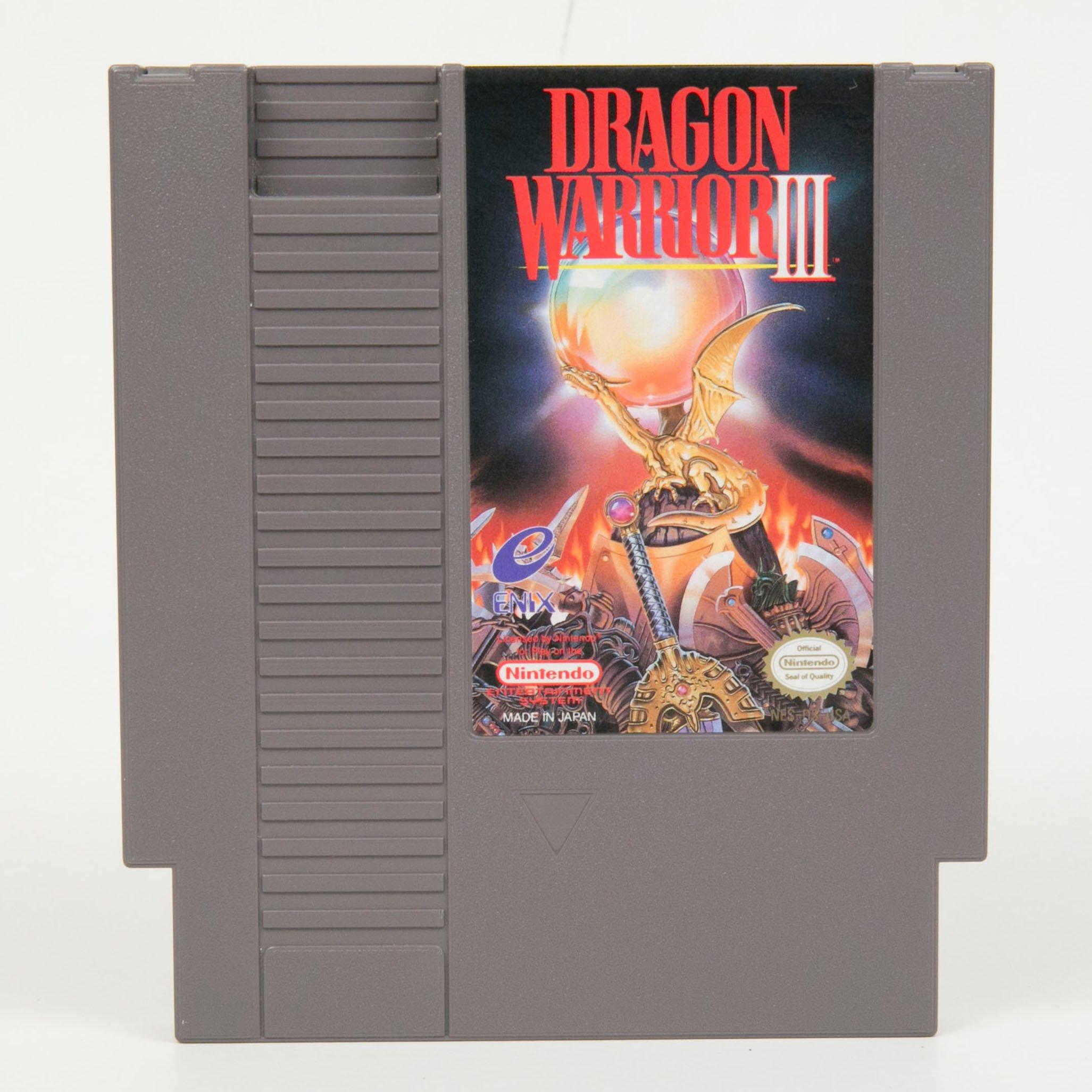 dragon warrior nes cartridge