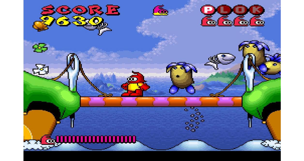 Plok - Super Nintendo (SNES)