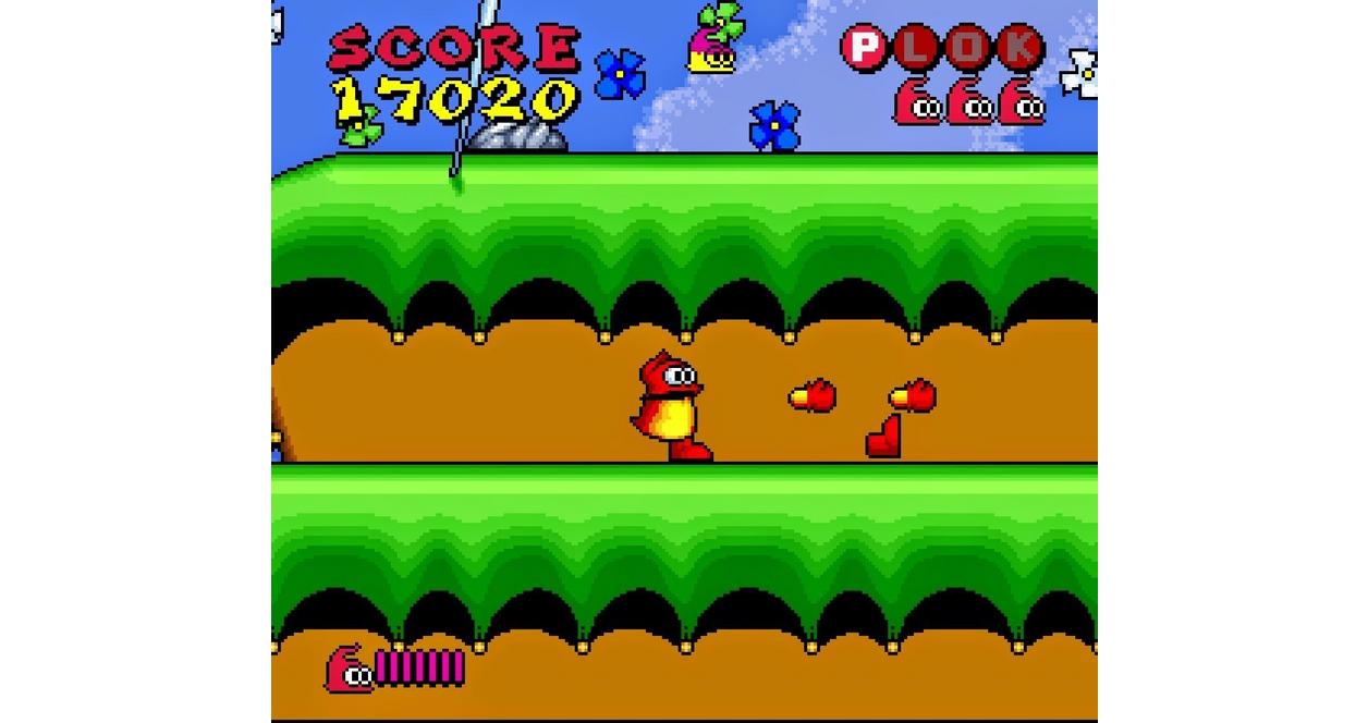 Plok - Super Nintendo (SNES)