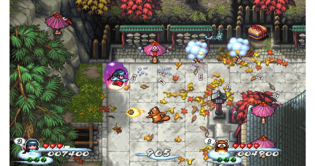 Pocky and Rocky - Super Nintendo (SNES)
