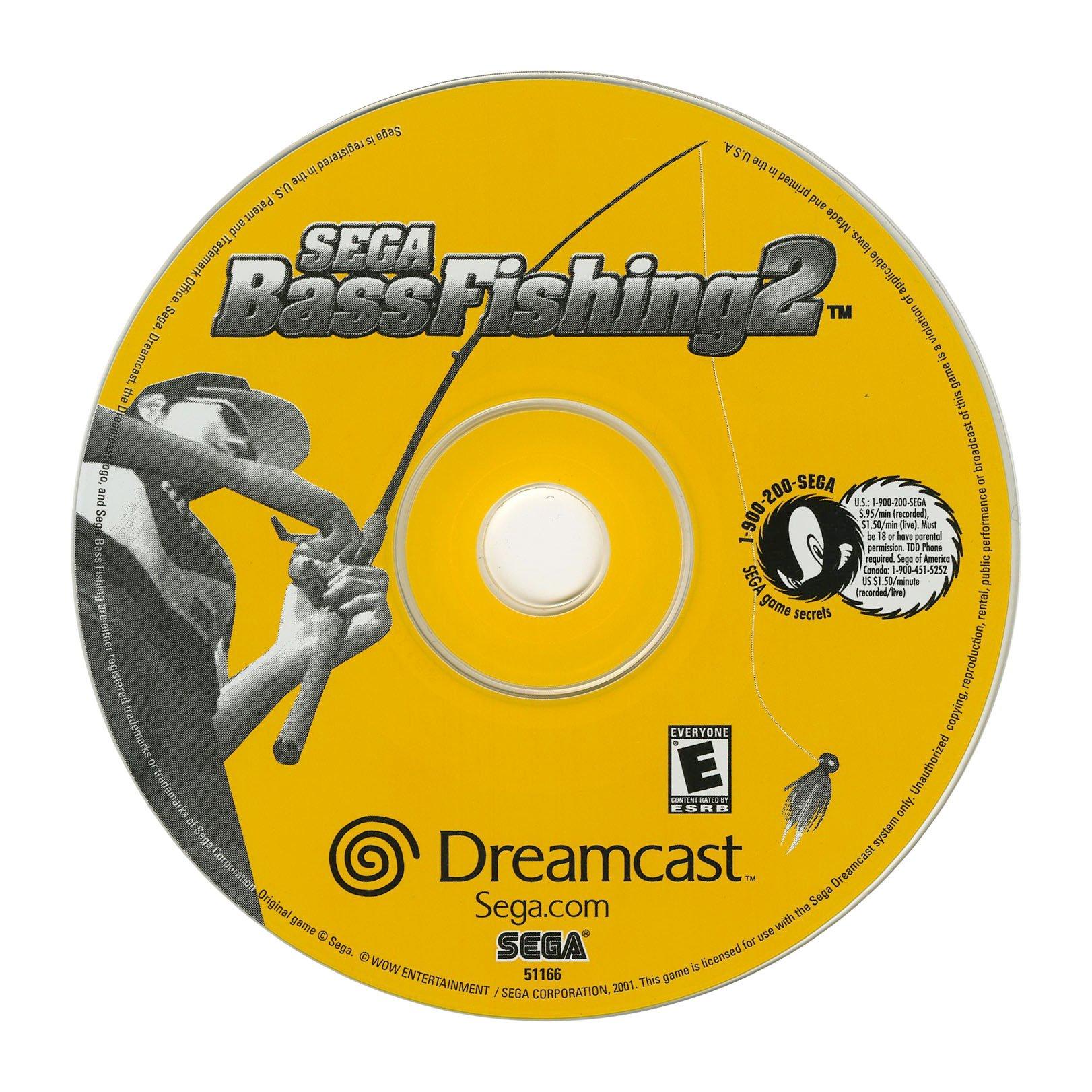 FACTORY SEALED BRAND NEW Sega Bass Fishing 2 Sega Dreamcast 2001