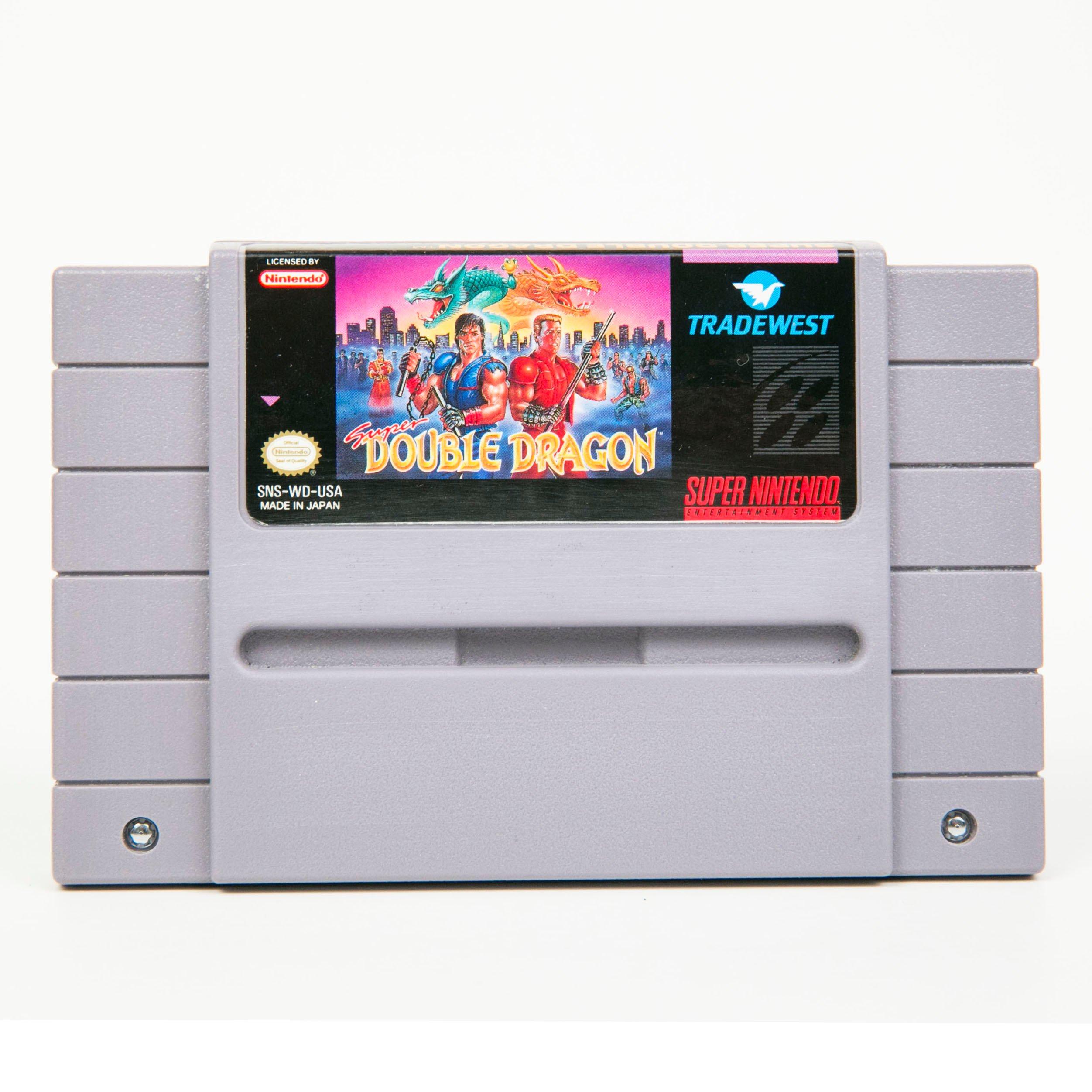  Super Double Dragon (Super Nintendo, SNES) Reproduction Video  Game Cartridge : Video Games