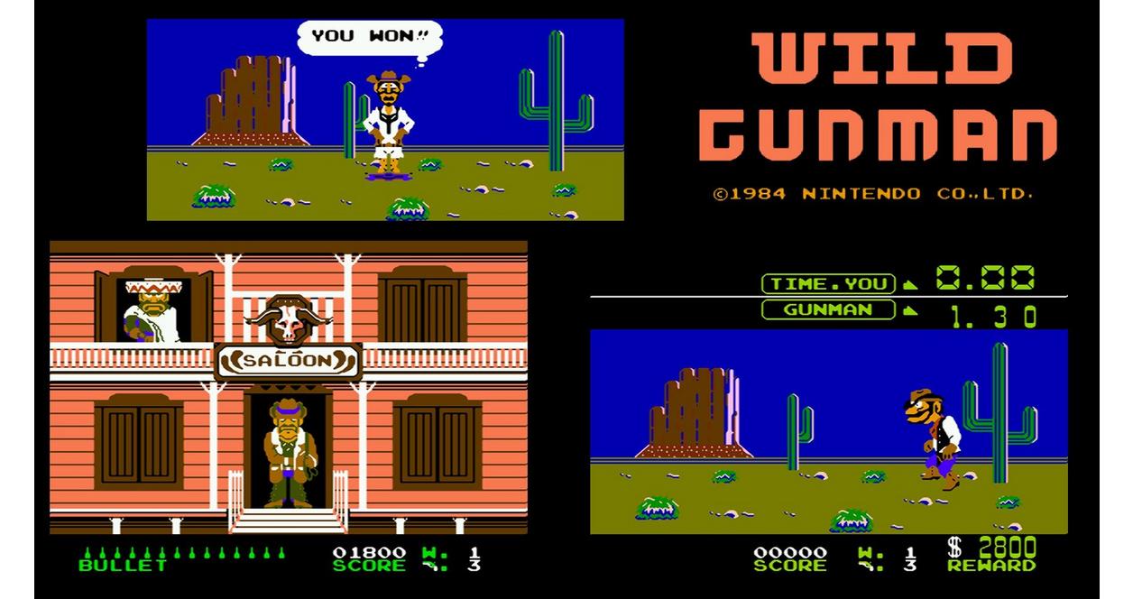 Wild Gunman - Nintendo (NES)