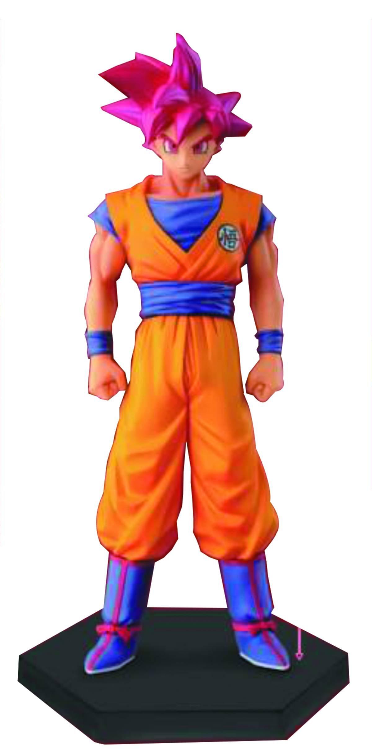 Dragon Ball Z Super Saiyan God Son Goku Dxf Chozousyu Statue Gamestop