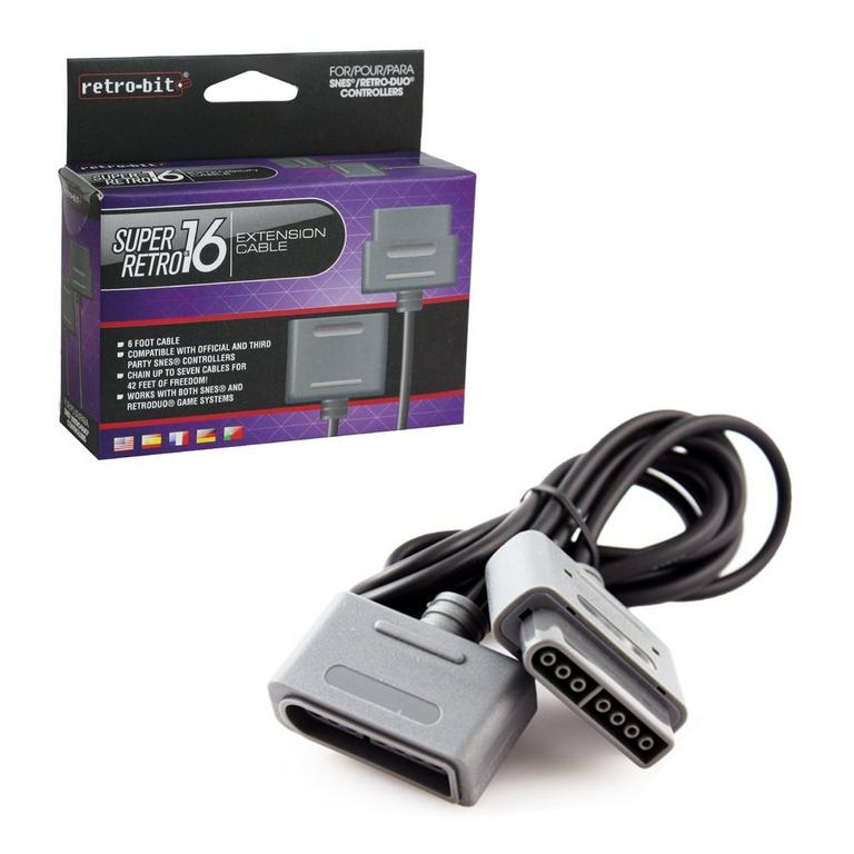 Controller Extension Cable 6 ft for Super NES