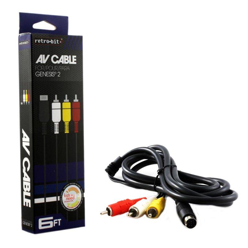 SEGA Genesis 2 Audio Video Cable 6 ft Sega Genesis GameStop