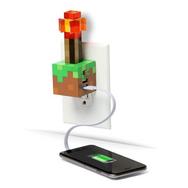 Minecraft Redstone Torch USB Wall Charger