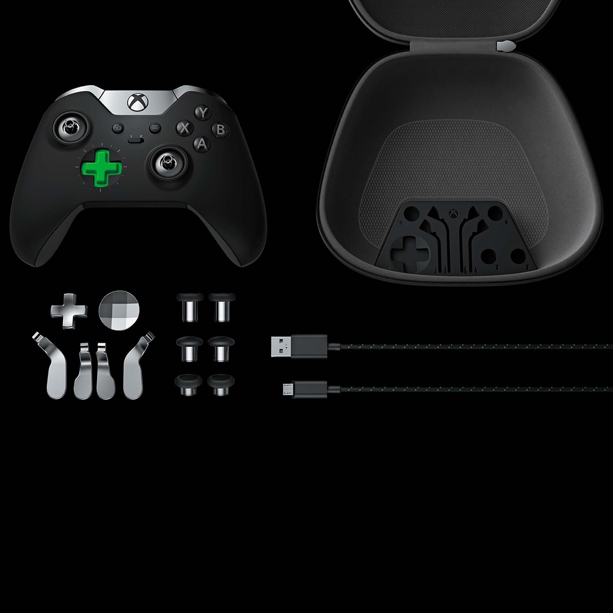 list item 18 of 19 Microsoft Xbox Elite Black Wireless Controller
