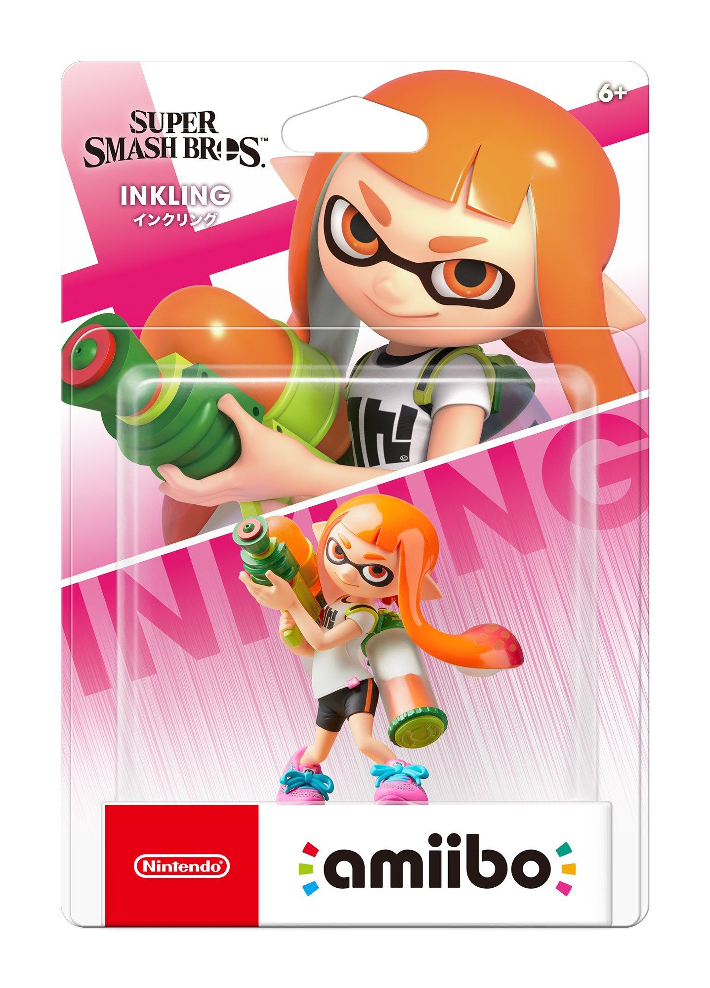 Super Smash Bros. Orange Inkling Girl amiibo