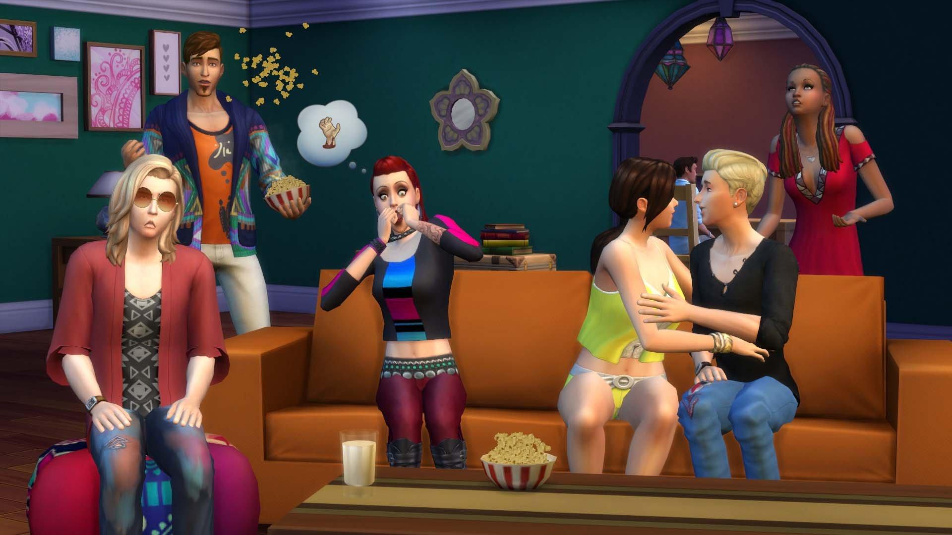 The Sims 4 Movie Hangout Stuff DLC