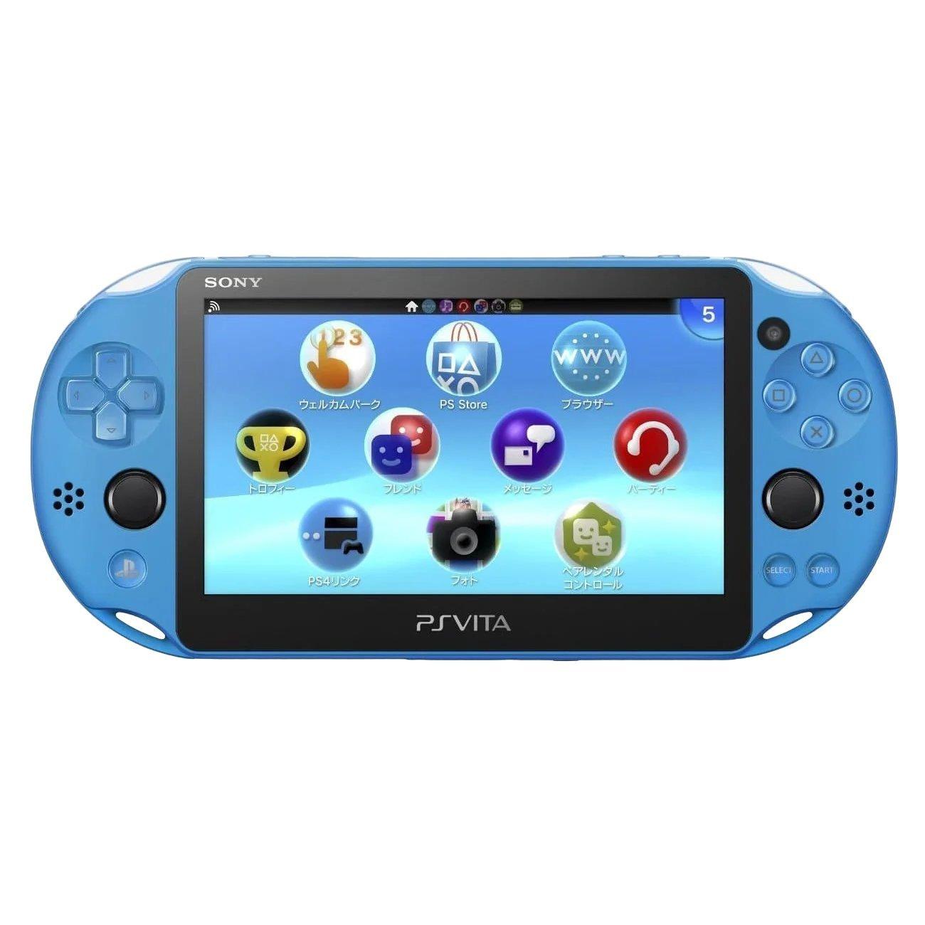 Sony PlayStation Vita Slim Console (Wi-Fi) (3G) - Aqua Blue | GameStop