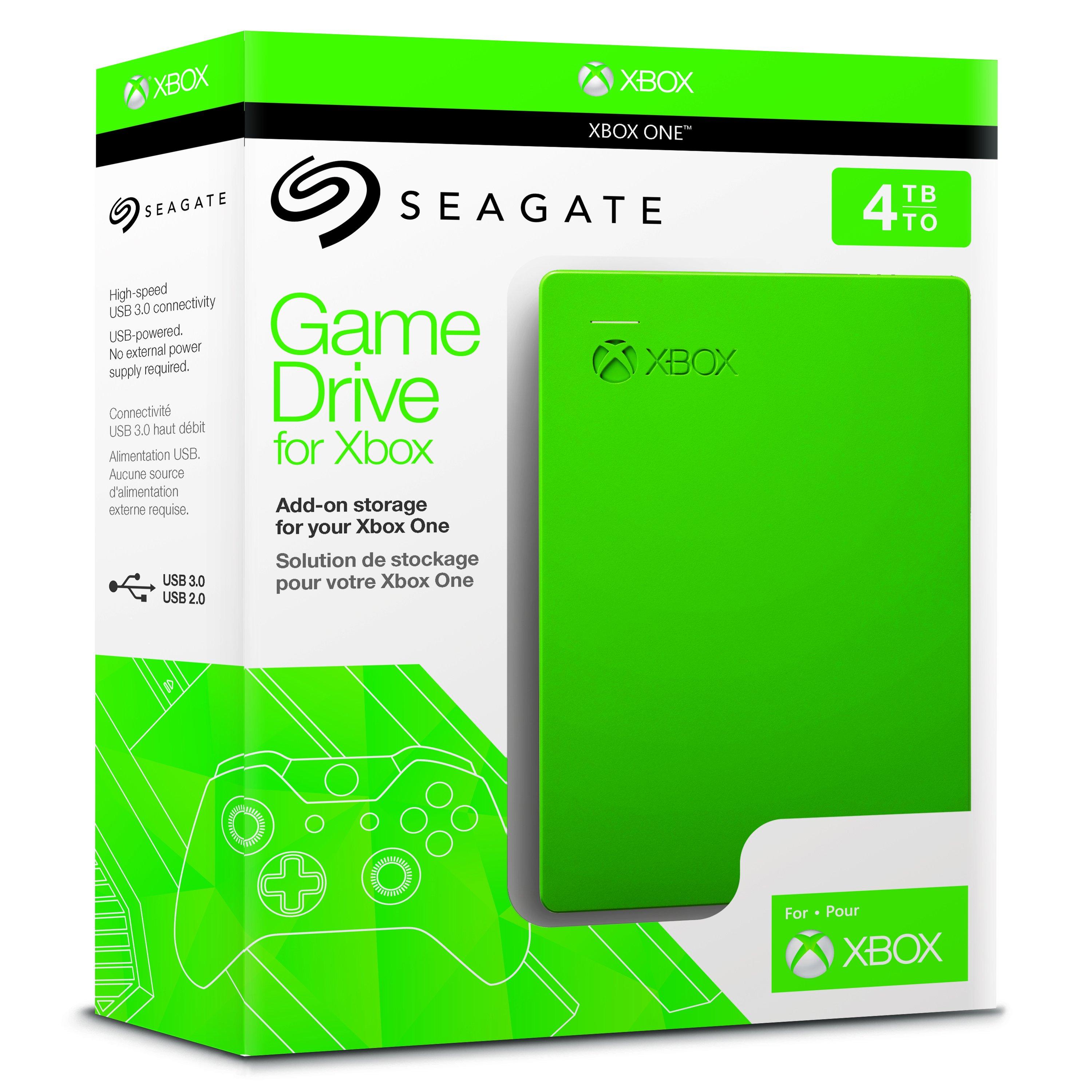 Seagate Game Drive for Xbox 4TB External Hard Drive Portable HDD - (XB –  J&L Video Games New York City